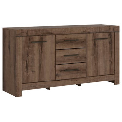 Komoda Balin 160 cm z 2 drzwiami i 3 szufladami dab monastery