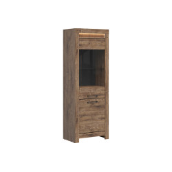 Witryna Torin 71 cm z 2 drzwiami dab ribbeck braz