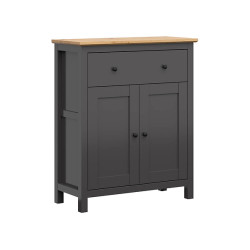 Komoda Hesen 101 cm z 2 drzwiami i szuflada grafit