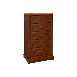 Komoda Kent 62 cm z 5 szufladami kasztan