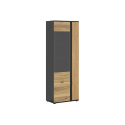 Witryna Luen 70 cm z 3 drzwiami dab tegola/dab mauvella