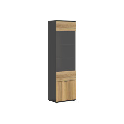 Witryna Luen 57 cm z 2 drzwiami dab tegola/dab mauvella