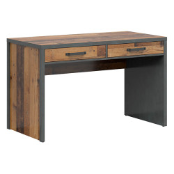 Biurko Weston 120 cm z 2 szufladami sosna old style