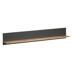 Polka scienna Esteban 150 cm grafit/dab evok