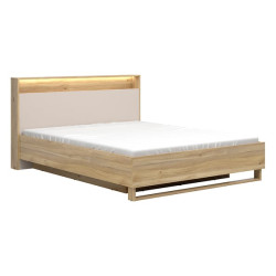 _ozko Dalva 160x200 ze stelazem i pojemnikiem dab mauvella/kaszmir