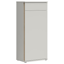 Komoda Antonio 61 cm z drzwiami i szuflada wysoka kaszhmir/dab coast evoke
