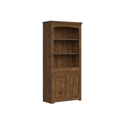 Regal Patras 93 cm z 2 drzwiami szuflada i 3polkami dab april