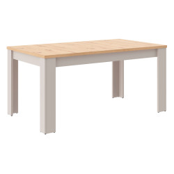 Stol rozkladany Velton 160/200/240x90 dab artisan/uni kaszmir
