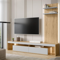 Panel FIORE '50' kolor dab tajga / szary