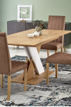 XARELTO stol rozkladany dab lancelot - bialy