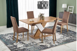 XARELTO stol rozkladany dab lancelot - bialy