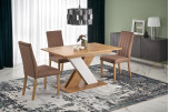 XARELTO stol rozkladany dab lancelot - bialy